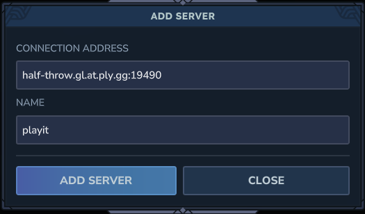 Join hytale with domain